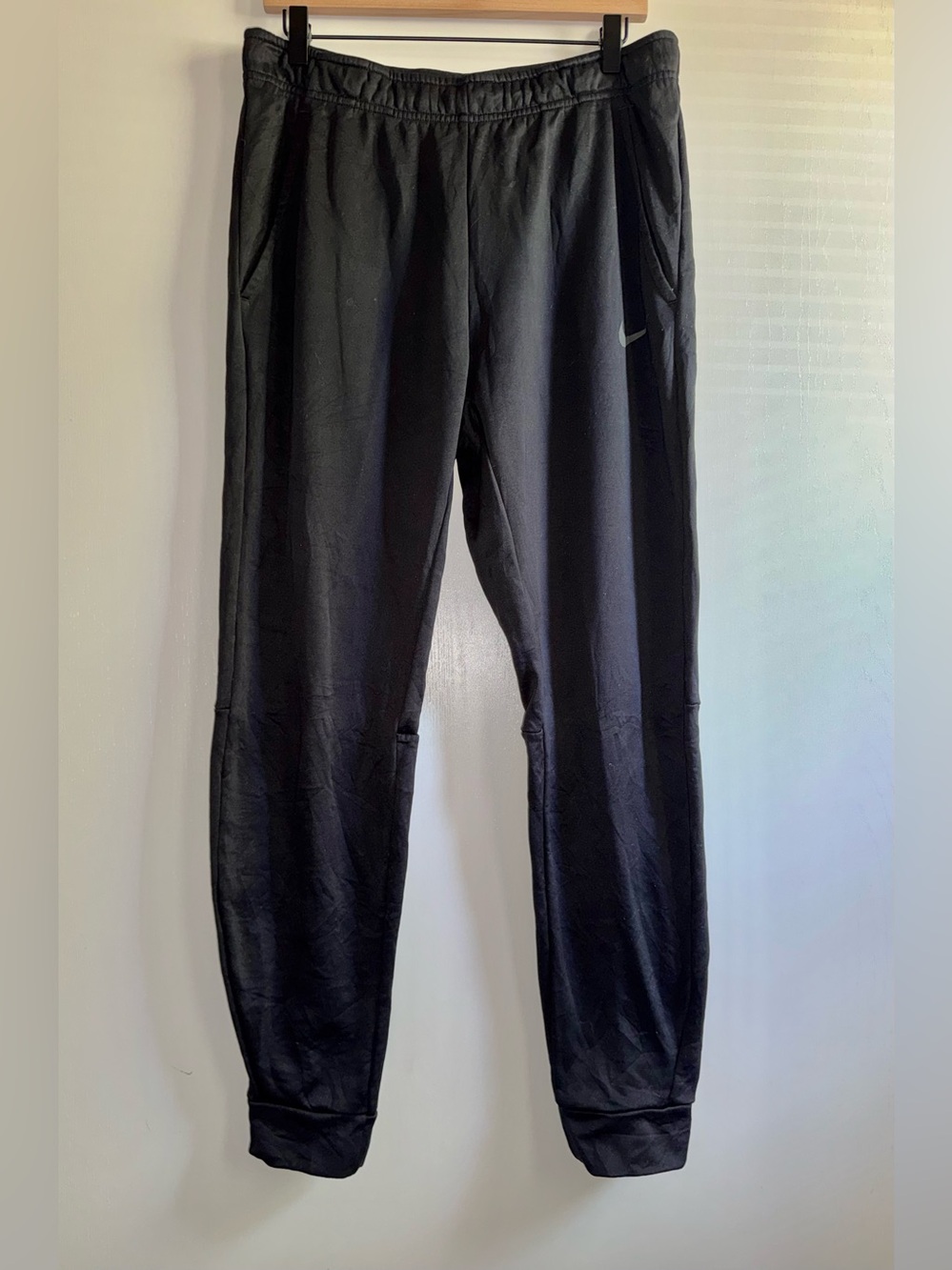 Nike Therma-Fit Activewear Jogger Pants Women’s Size Large Black Fleece Lined